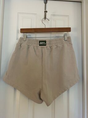 Daily Drills Women's Taupe High-Waist Athletic Shorts